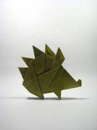 Origami Hedgehog Avec Images Idee Origami Papier Origami Origami