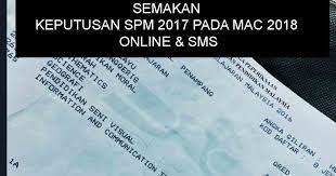 Semakan keputusan upsr 2018 online dan sms. No Angka Giliran Spm Ranc Akbana