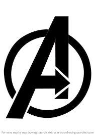 Learn How To Draw Avengers Logo Brand Logos Step By Step Drawing Tutorials How To Draw Avengers Avengers Logo Avengers Drawings