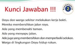 Kunci Jawaban Tema 4 Kelas 2 Halaman 166 167 169 170 Pembelajaran 2 Subtema 4 Hidup
