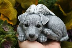 This is a cute jack russell terrier garden stake, ready to adorn your garden or yard. Jack Russell Terrier Angel Dog Statue Concrete Pet Memorial Jack Russell Terrier Jack Russell Dog Statue