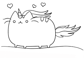Pusheen is a plump gray stripy cat. 20 Free Pusheen Coloring Pages To Print