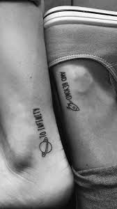 Matching tattoos are looking different in our body but tattoos are gorgeous & meaningful especially with couples, friends, brothers & sister, cousins and lovers. Pin By Tatyana Shimbareva On Body Art Twin Tattoos Partner Tattoos Couple Tattoos