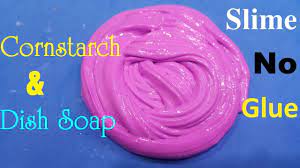 Diy Slime No Glue How To Make Slime With Cornstarch And Dish Soap Youtube Cornstarch Slime Diy Slime No Glue Slime Recipe Cornstarch
