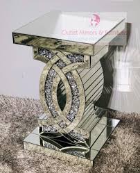 Bling Furniture Bling Bling Bling Mirrored Furniture Crush Crystal Sparkle Mirrors Crus Mirrored Furniture Mirrored Furniture Decor Mirrored Console Table