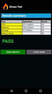 This is an android system stress test app that supports cpu, memory, video, wifi, bluetooth, airplane mode, reboot, sleep, factory reset and other tests. Phone Stress Test For Android Apk Download