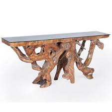 Iksunteak Teak Root Console Table Wayfair Buffet Salon Buffet Salon