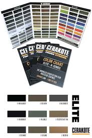 The 2018 Cerakote Color Chart Features Over 100 Colors From