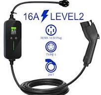 China EV Portable Charger 16A J1772 Type1 Home Charger ...