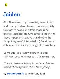 Jaiden Names With Meaning Girl Names Meant To Be
