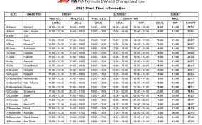 Checo pérez no se conforma: Calendario F1 2021 Horario De Todas Las Carreras De F1 Para La Temporada 2021 Marca
