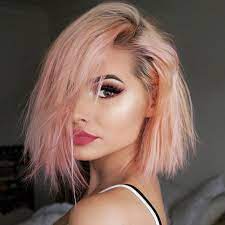 Is Blorange A New Hair Trend Or A Bad Dye Job Peach Hair Peach Hair Colors Blorange Hair