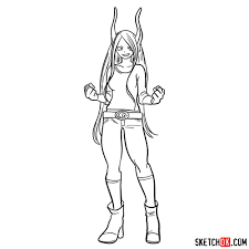 How To Draw Mirko As A Civilian Drawings Draw Guided Drawing