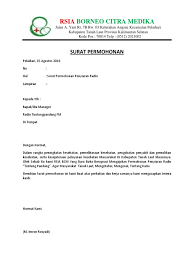 Contoh Surat Permohonan Penyiaran Radio