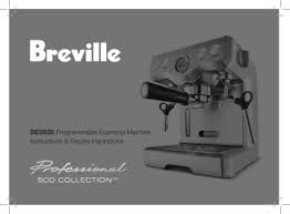 We did not find results for: Breville Bes820 User Manual Manualzz