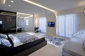 Best Of Master Bedroom Modern Ceiling Designs For Homes Wallpaper Decor And Ideas Modern bedroom with glass feature wall and pelmet ceiling lights for this condominium in ceria residence, cyberjaya.
