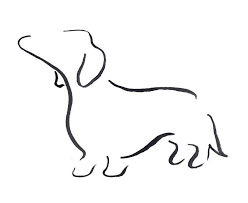 Black And White Dachshund Face Clipart Pin Di Influence Draw