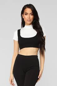 Never Lie Top White Black Fashion Ladies Tops Fashion Fashion Nova