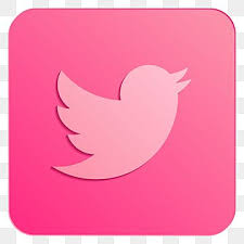 Twitter Icon With Gradient Pink Color And Papercut Style Twitter Icons Pinkicons Style Icons Png And Vector With Transparent Background For Free Download Pink Twitter Pink Twitter Icon