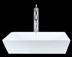 v370 white porcelain vessel sink