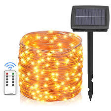 Sparkling lights pro series outdoor led fairy lights offer complete flexibility and can be added to year on year. Happyline Solar String Lights 66 Ft 200 Leds Outdoor Fairy Lights Powered By Solar And Battery Ip67 Waterproof 8 Modes Rf Remote Rope Lights With 3 7v 1500ma Solar Lights Warm White Walmart Com