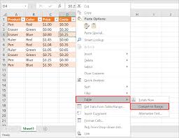 Remove table formatting with clear formats option let`s say your table contains formatting with filters. How To Remove Table Formatting In Excel 2016 Knowl365