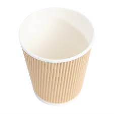 Custom disposable cups these personalized disposable cups are a great alternative to a plain, plastic cup! Fiesta Disposable Coffee Cups Ripple Wall Kraft 225ml 8oz