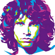 Jim morrison vector portrait as you can see in the picture, here we are dealing with a stencil illustration based on a photo of jim morrison. Jim Morrison Art Kaleidoscope