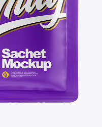 Paper Sachet Mockup In Sachet Mockups On Yellow Images Object Mockups