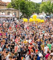 The building dates back more than 660 years and its pale peach façade is a zürich icon. Zurich Gay Pride Festival 2021 Weekend Tour Happy Gay Travel Gaily Tour