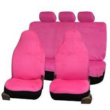 Gorgeous Pink Car Seats Covers Less Than Half Price Normally 99 Just 45 On Amazon W Pink Car Seat Covers Pink Steering Wheel Cover Leather Car Seat Covers