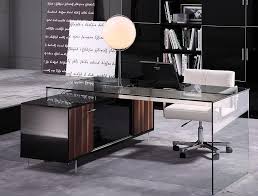 These occupy less space and you can get rid of bulky furniture when you incorporate these. Ultra Modern Office Contemporary Office Desk Modern Office Desk Office Furniture Modern