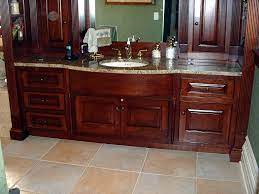 Having good cabinet space and functionality is as important as having a look that fits with the rest of the room. Traditional Style Cherry Wood Master Bath Vanity Traditional Bathroom Other By Calder Creek Cabinetry Design Houzz