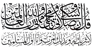 And never an ayah (sign) comes to them from the ayat (proofs, evidences, verses, lessons, signs, revelations, etc.) of their lord, but that they have been turning away from it. Free Islamic Calligraphy Al An Am 6 16163