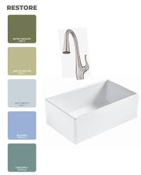 pairing sinks with 2020 color trends