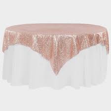 1pcs Rose Gold Silver Blue Pink Purple Glitter Sequin Square Overlay Tablecloth Wedding Reception Ceremony Bouquet Birthday Party Decor Sequin Table Table Overlays Sequin Tablecloth