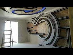 ديكورات جديدة لأقواس جبسية غاية فالروعة youtube tv wall design false ceiling living room wall design