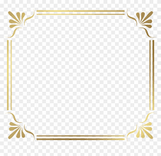 Golden border, gold glitter heart transparent background. Gold Border Transparent Border Design For Certificate Clipart 2806424 Pikpng