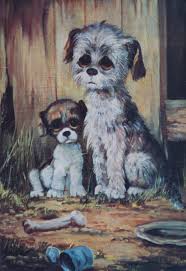 Pin By Nola Crenshaw On Dogs Puppies Big Eyes Art Big Eyes Paintings Retro Art