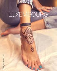 Foot tattoos are always interesting and stylish for both men dragon eyes foot tattoo designs and women. Sergey Anuchin En Instagram Luxemburgo Me Tatuare Del 29 De Abril Al 5 De Mayo En Anklet Tattoos Henna Tattoo Foot Foot Tattoos
