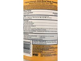 This ingredient is widely used in baby powders and body powders, since it absorbs moisture well and helps cut down on friction, which in turn prevents rashes. Gold Bond Medicated Powder 10 Oz Ingredients And Reviews