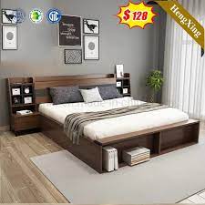 This bed is constructed from medium density fiberboard with wood slats to create a sturdy base for memory foam, latex, hybrid, and innerspring mattresses. Antique Chinese Massage Folding Capsule Solid Wooden Home Double King Children Bedroom Sofa Children Storage Bed China Wall Bed King Bed