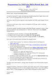 Dear reader hari ini saya akan mengulas tentang contoh soal toefl. 2
