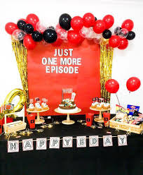 Netflix Birthday Party Birthday Party For Teens Movie Night Birthday Party Mens Birthday Party