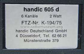 Image result for Handic 605