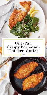 These Crispy Parmesan Chicken Cutlets Are Ready In 30 Minutes Recipe Chicken Cutlet Recipes Chicken Cutlets Cutlets Recipes