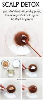 Scalp Detox 1 Teaspoon Of Baking Soda 1 Tablespoon Of Olive Oil 1 4 Teaspoon Of Cinnamon Powder Directions Scalp Detox Hair Growth Faster Healthy Hair Growth
