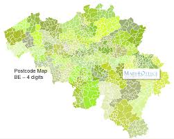 Karte von belgien mit den wichtigsten städten sowie den. Bearbeitbare Belgien Karte Powerpoint