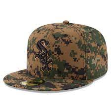 Chicago White Sox New Era 2016 Memorial Day 59fifty Fitted Hat Digital Camo In 2021 Chicago White Sox Fitted Hats New York Yankees Baseball
