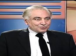 Justice Malik Saeed Hassan in a jolly mood